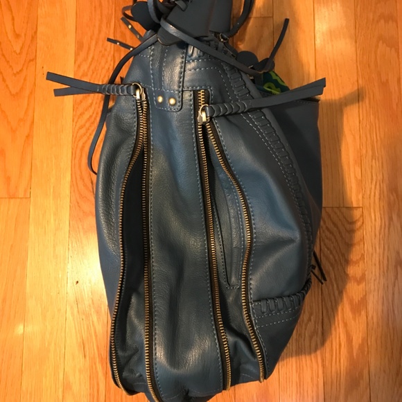 OrYANY Soft Nappa Leather Hobo - Michelle (Marine Blue) - Picture 8 of 9